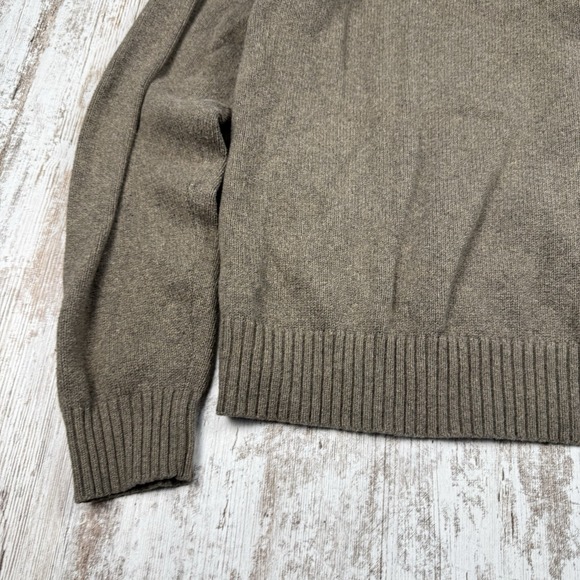 Men's J. Crew Cashmere Blend Sweater 1/4 Zip Sz M Casual Dad - Picture 6 of 10